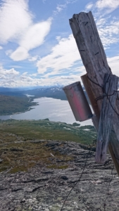 Trimpost på Viahøi. Foto A Knivsflå