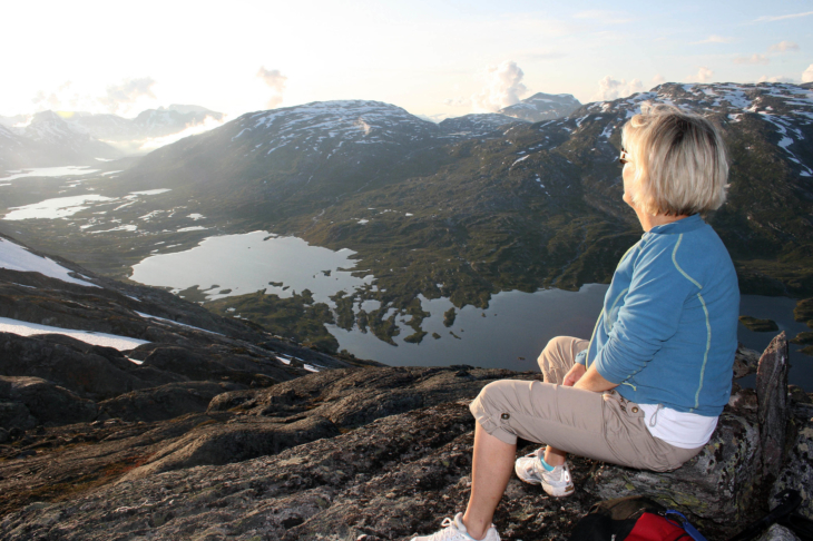 Utsikt frå Viahøi mot Hamsedalen